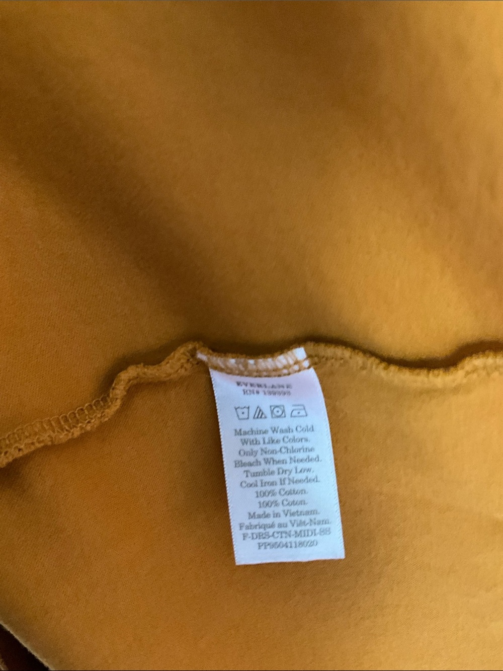 Everlane Sleeveless Midi Dress in Gold - Picture 3 of 7